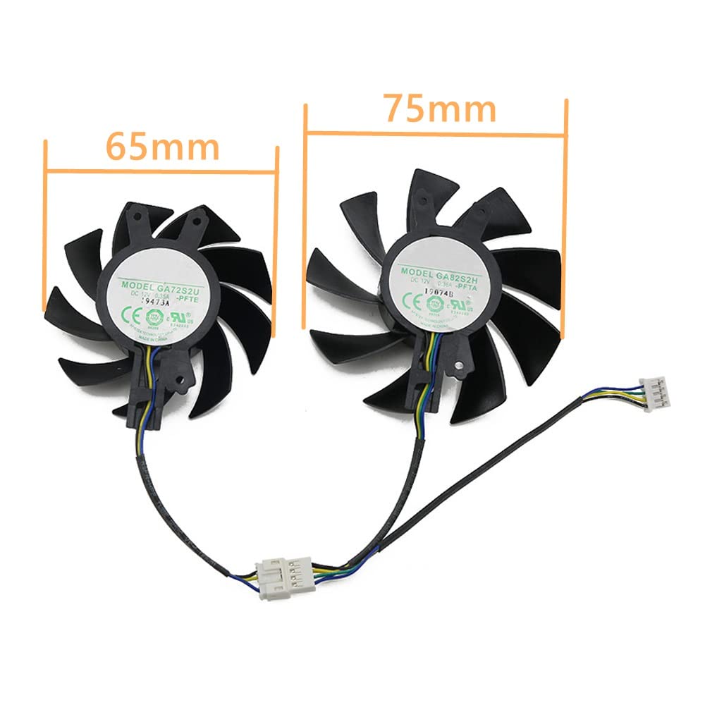 Amazon.com: RAKSTORE GA82S2H GA72S2U Graphics Card Cooling Fan